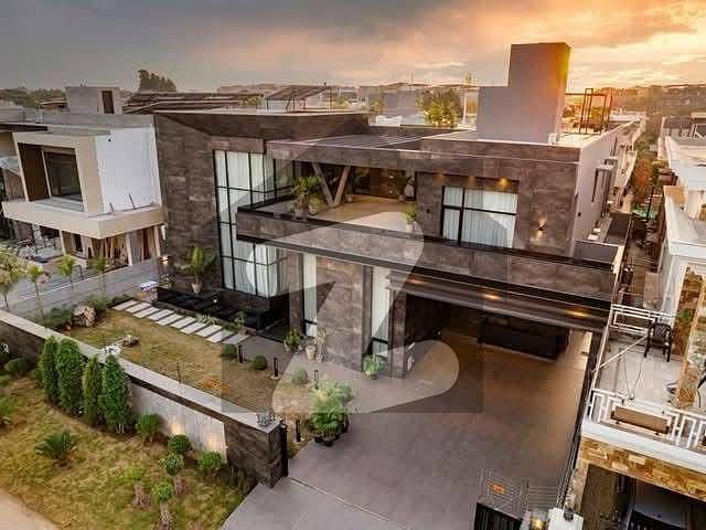 SYED BROTHERS PROUDLY OFFERS: 2 Kanal Elegant And Fully Furnished Modern Bungalow with Basement, Swimming Pool, Theatre, Lift etc Is Available In The Best Block Of DHA Lahore