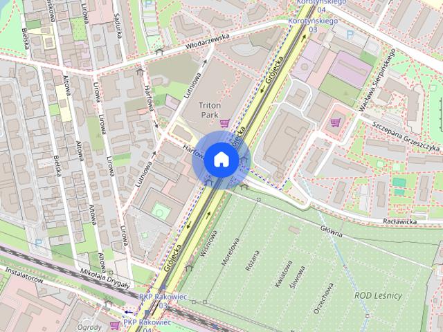 Szczęśliwice, Grójecka 194, Triton Park 59m2 klimatyzacja patio 2pok