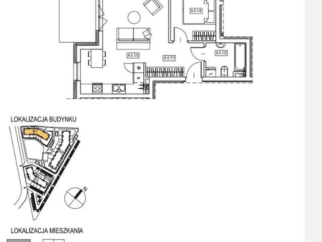 Szczecin, Warszewo, Włodzimierza Ostoi Zagórskiego, 44,20 m2