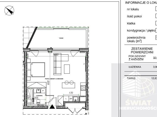 Szczecin, Łasztownia, 36,90 m2