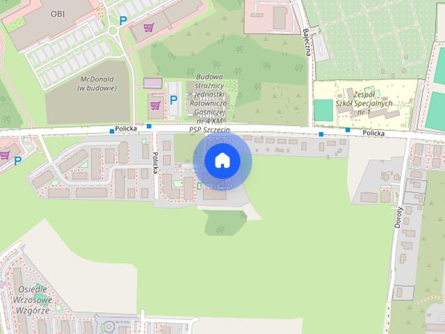 Szczecin Policka, Bukowo 2 pokoje wynajem 44m2
